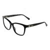 Love Moschino Black Women Optical Frames In Black