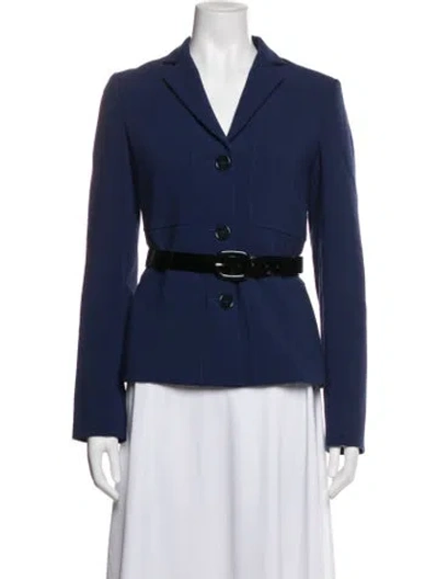 Pre-owned Love Moschino Blazer In Blue