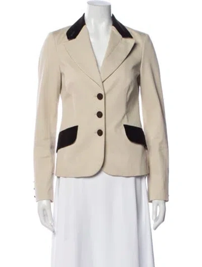 Pre-owned Love Moschino Blazer In Neutral