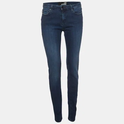 Pre-owned Love Moschino Blue Denim Slim Fit Jeans M/ Waist 30"