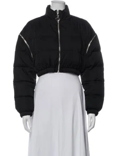 Pre-owned Love Moschino Bomber Jacket In Black
