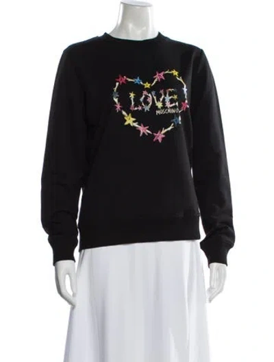 Pre-owned Love Moschino Bomber Jacket In Gray