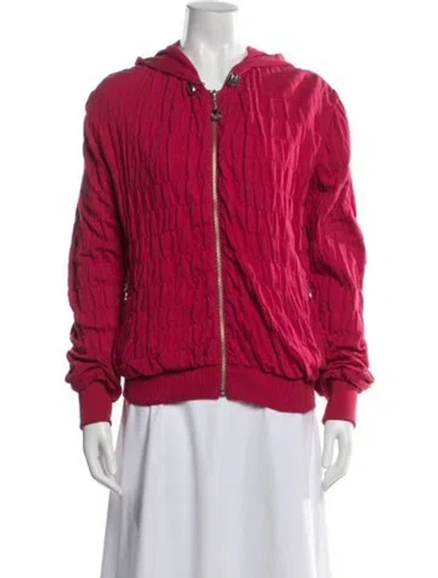 Pre-owned Love Moschino Bomber Jacket In Red