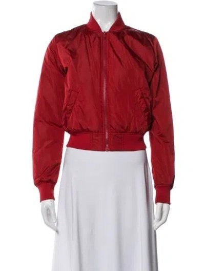 Pre-owned Love Moschino Bomber Jacket In Red