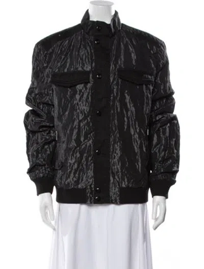 Pre-owned Love Moschino Bomber Jacket W/ Tags In Black