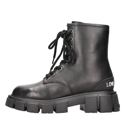Love Moschino Boots Black In Nero Neri E Grigi