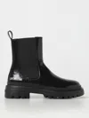 Love Moschino Woman Ankle Boots Black Size 6 Leather In Schwarz