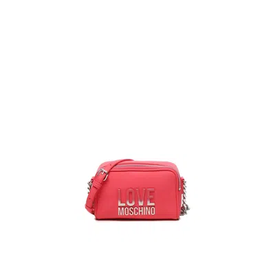Love Moschino Borsa A Tracolla Con Logo Dgrad In Red
