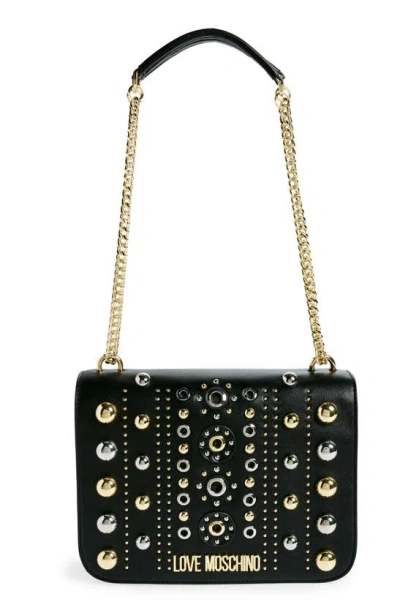 Love Moschino Borsa Shoulder Bag In Black