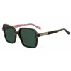 Love Moschino Brown Acetate Sunglasses In Brown