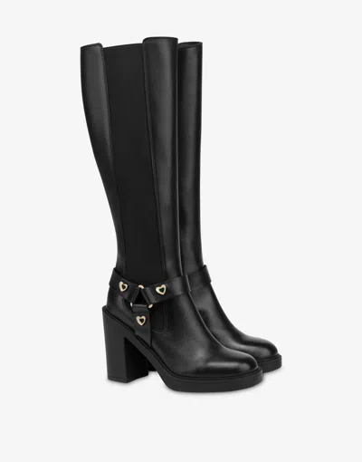 LOVE MOSCHINO CALF BOOTS