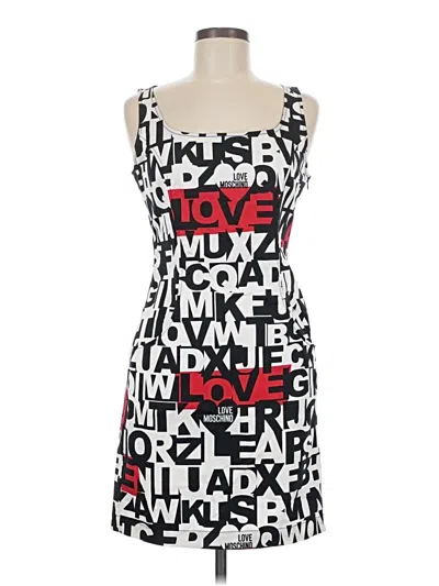 Pre-owned Love Moschino Casual Dress In Black