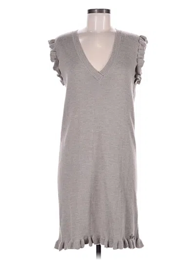 Pre-owned Love Moschino Casual Dress In Brown