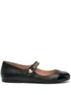 Love Moschino Chain Link-detail Ballet Flats In Black