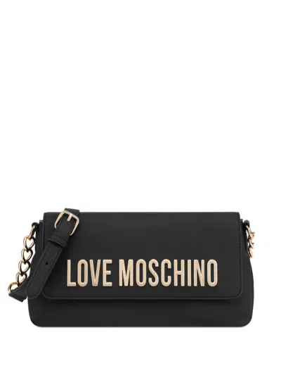 Love Moschino Chain Shoulder Bag In Black