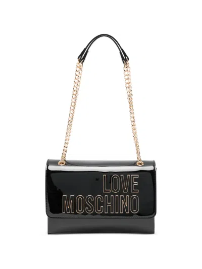 Love Moschino Chain Shoulder Bag In Black