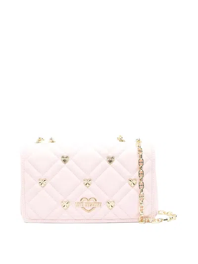 Love Moschino Chain Shoulder Bag In Pink