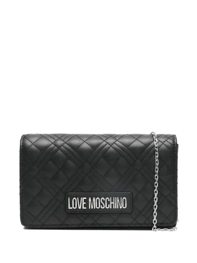 Love Moschino Chain-strap Shoulder Bag In Black