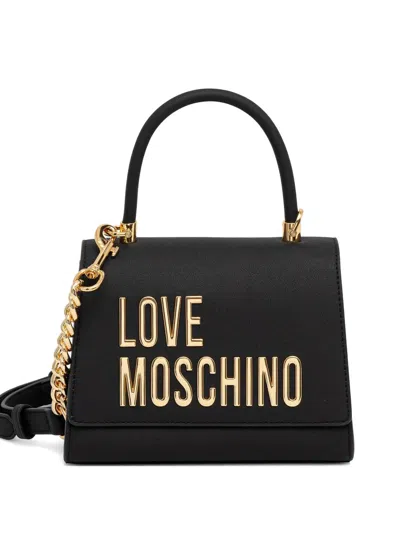 Love Moschino Chain-strap Top Handle Tote Bag In Black