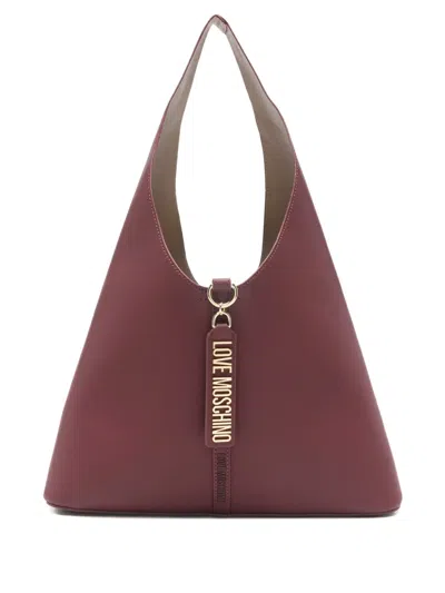 Love Moschino Charm Shoulder Bag In Red