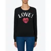 Love Moschino Sweatshirts In Black
