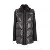 Shop Love Moschino Chic Gray Jacket With Contrasting Accents