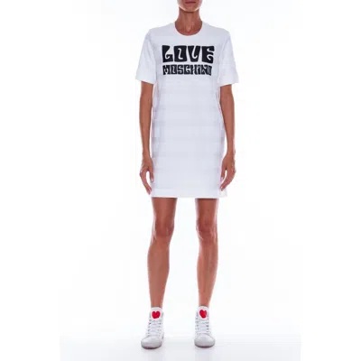 Love Moschino Short Dresses In White