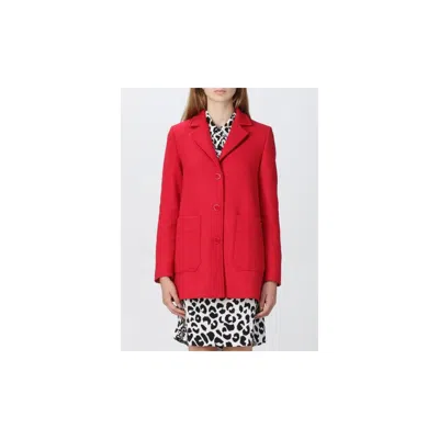 Love Moschino Chic Pink Wool Blend Women's Jacket