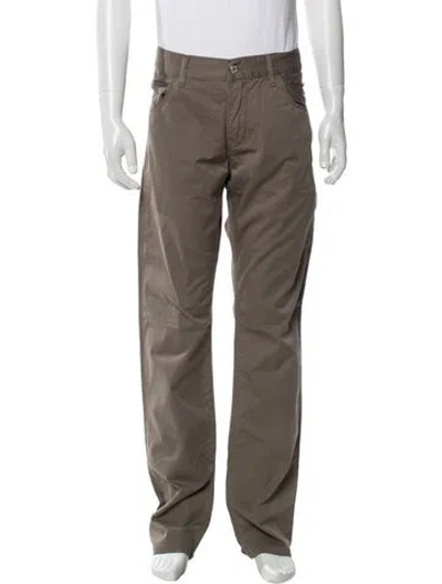 Pre-owned Love Moschino Chinos In Green