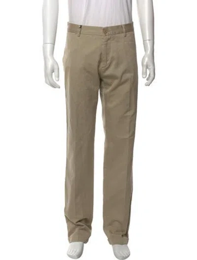 Pre-owned Love Moschino Chinos In Neutral