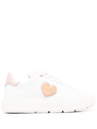 Love Moschino Chunky Low-top Sneakers In Weiss