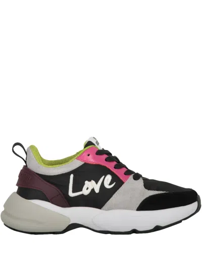 Love Moschino Chunky-sole Sneakers In Black