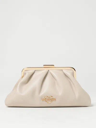 Love Moschino Clutch  Woman Colour Ivory