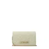 Love Moschino Clutches Women Polyurethane Beige/ivory