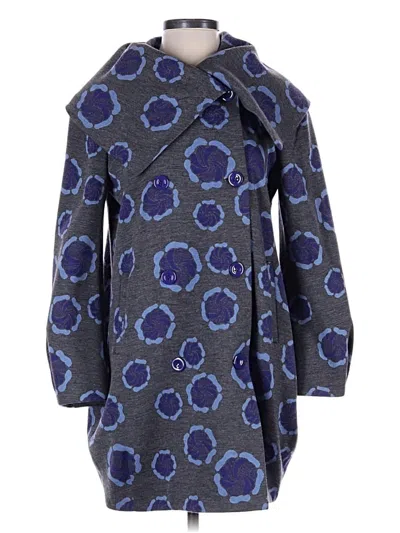 Pre-owned Love Moschino Coat In Purple