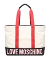 LOVE MOSCHINO COTTON FREE TIME SHOPPING BAG