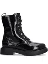 Love Moschino Flat Ankle Boots  Woman Color Black In Black