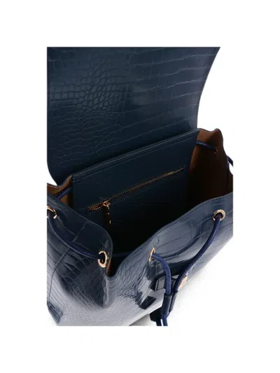 Love Moschino Crocodile-effect Backpack
