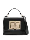 Love Moschino Logo-debossed Tote Bag In Black