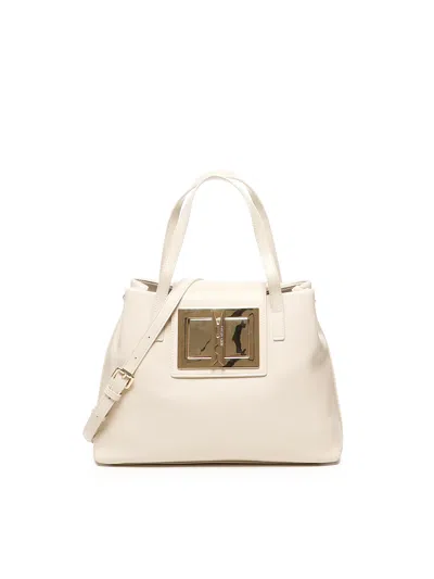 Love Moschino Cross Body Bag In Ivory