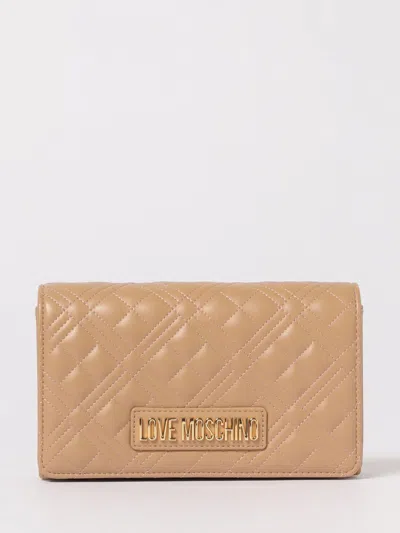 Love Moschino Crossbody Bag  Woman Color Beige In Brown