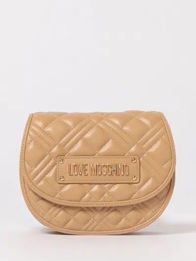 Love Moschino Crossbody Bag  Woman Color Beige In Nude