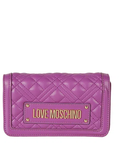 Love Moschino Crossbody Bag In Violet