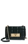 LOVE MOSCHINO LOVE MOSCHINO CUSHION QUILT FAUX LEATHER CROSSBODY BAG