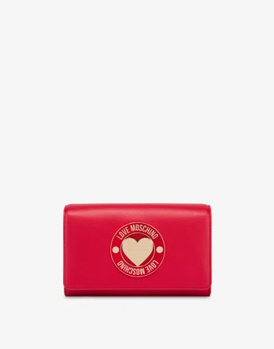 Love Moschino Decorated Shoulder Bag In Red