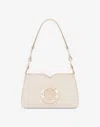 Love Moschino Decorated Shoulder Bag In White