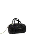 Love Moschino Diamond-quilted Tote Bag In Black