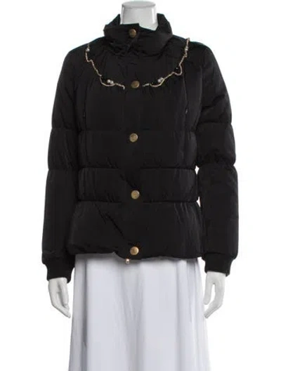 Pre-owned Love Moschino Down Jacket In Black