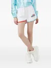 Love Moschino Drawstring Shorts In White