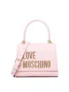 Love Moschino Logo In Color Carne Y Neutral